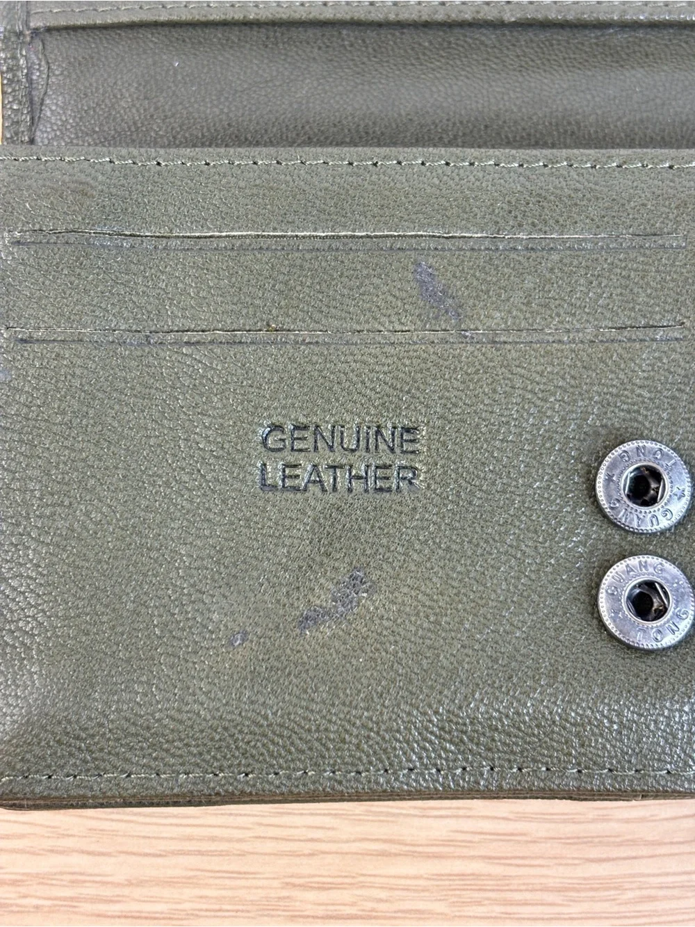 Spikes & Sparrow‎ High Quality Green Leather Wallet